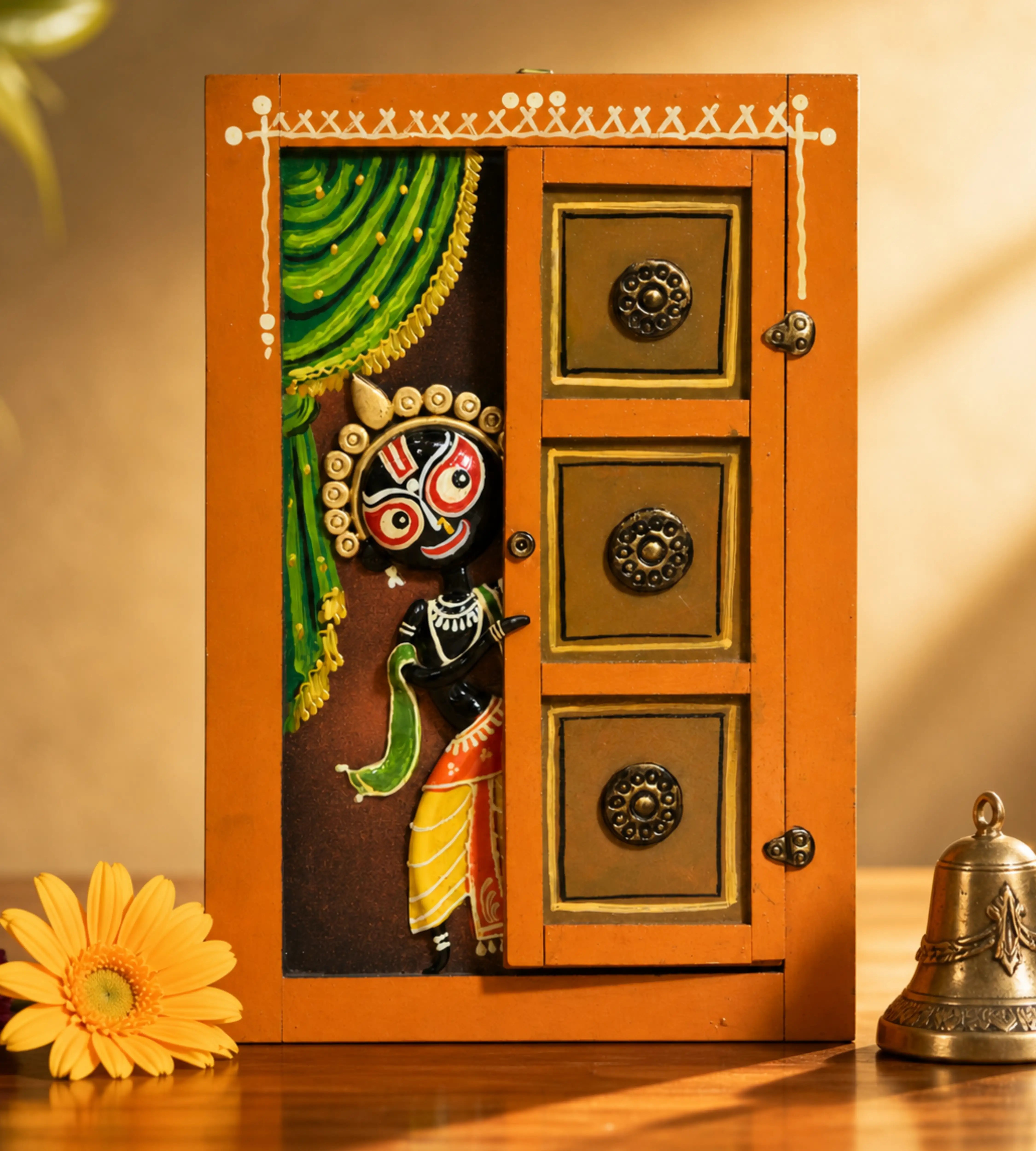 Nathkhat Jagannath – Handmade 3D Wall Hanging