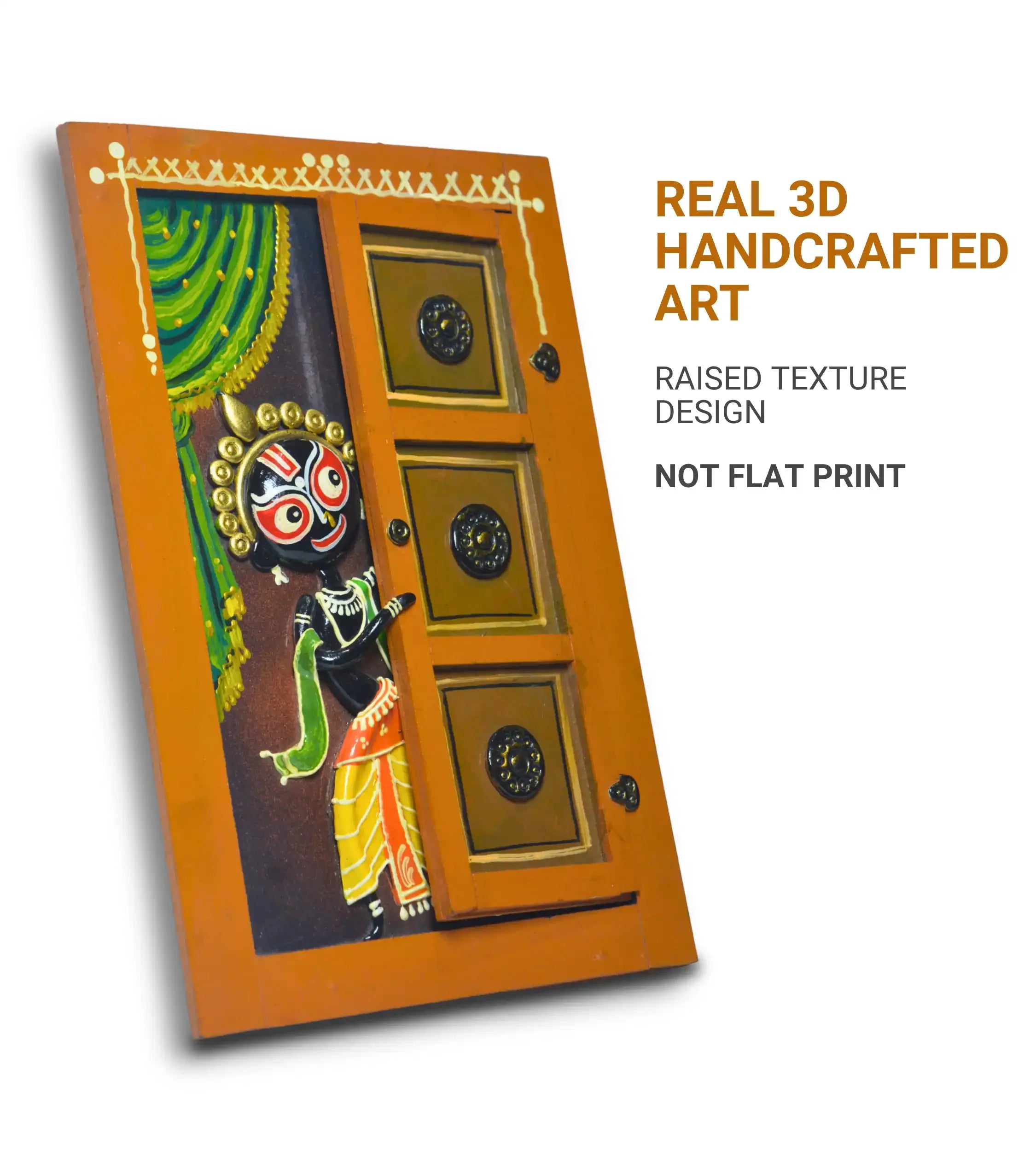 Nathkhat Jagannath – Handmade 3D Wall Hanging
