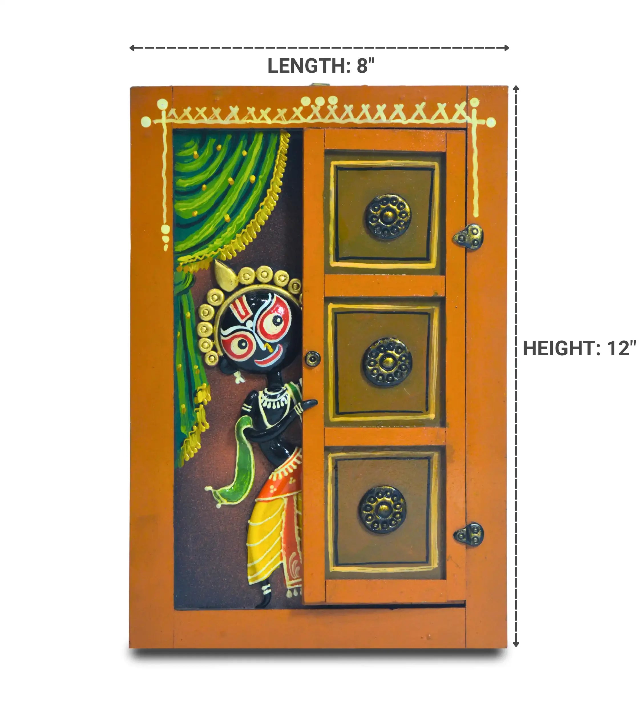 Nathkhat Jagannath – Handmade 3D Wall Hanging