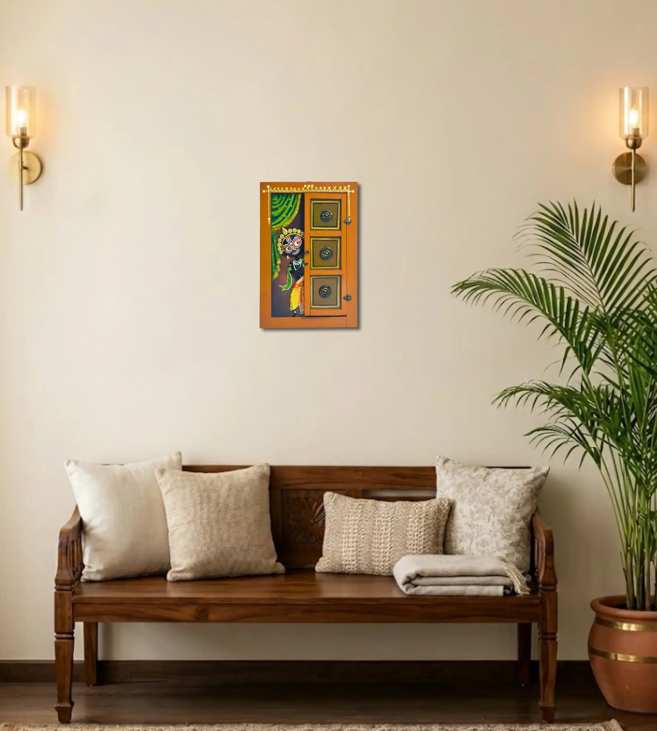 Nathkhat Jagannath – Handmade 3D Wall Hanging